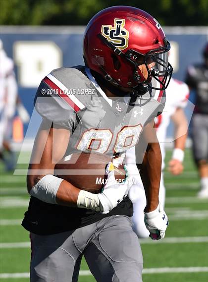 Thumbnail 3 in JSerra Catholic vs. Milton (Trinity League vs. USA Showcase) photogallery.