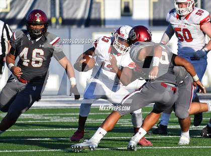 Thumbnail 3 in JSerra Catholic vs. Milton (Trinity League vs. USA Showcase) photogallery.