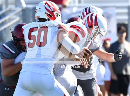Thumbnail 2 in JSerra Catholic vs. Milton (Trinity League vs. USA Showcase) photogallery.