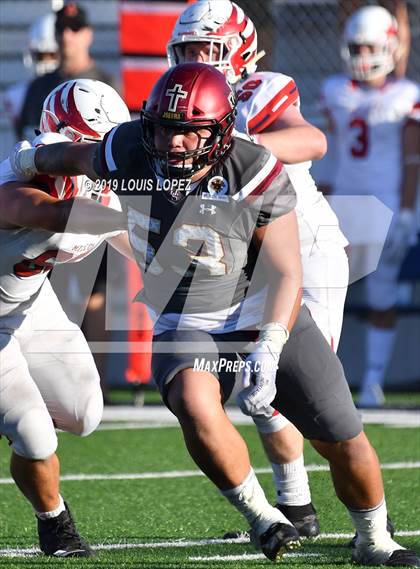 Thumbnail 1 in JSerra Catholic vs. Milton (Trinity League vs. USA Showcase) photogallery.
