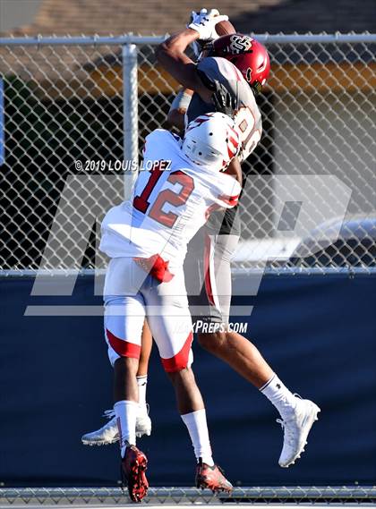 Thumbnail 1 in JSerra Catholic vs. Milton (Trinity League vs. USA Showcase) photogallery.