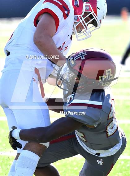 Thumbnail 3 in JSerra Catholic vs. Milton (Trinity League vs. USA Showcase) photogallery.