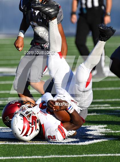 Thumbnail 2 in JSerra Catholic vs. Milton (Trinity League vs. USA Showcase) photogallery.