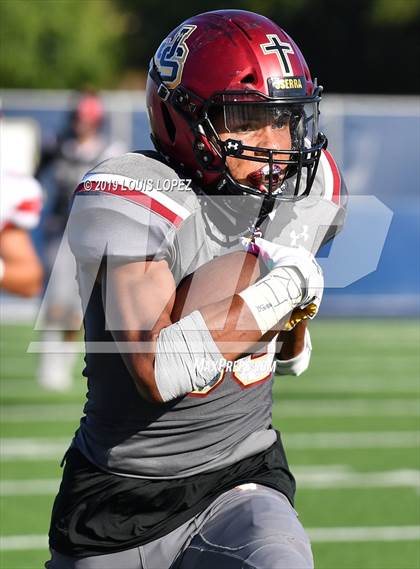 Thumbnail 2 in JSerra Catholic vs. Milton (Trinity League vs. USA Showcase) photogallery.