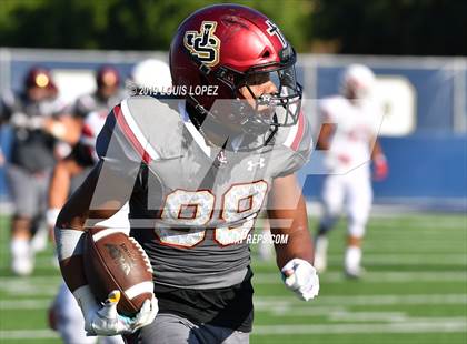 Thumbnail 3 in JSerra Catholic vs. Milton (Trinity League vs. USA Showcase) photogallery.