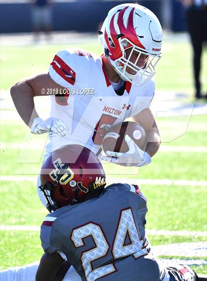 Thumbnail 3 in JSerra Catholic vs. Milton (Trinity League vs. USA Showcase) photogallery.
