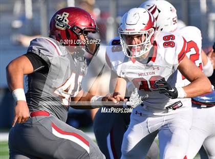 Thumbnail 3 in JSerra Catholic vs. Milton (Trinity League vs. USA Showcase) photogallery.