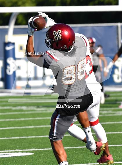 Thumbnail 1 in JSerra Catholic vs. Milton (Trinity League vs. USA Showcase) photogallery.