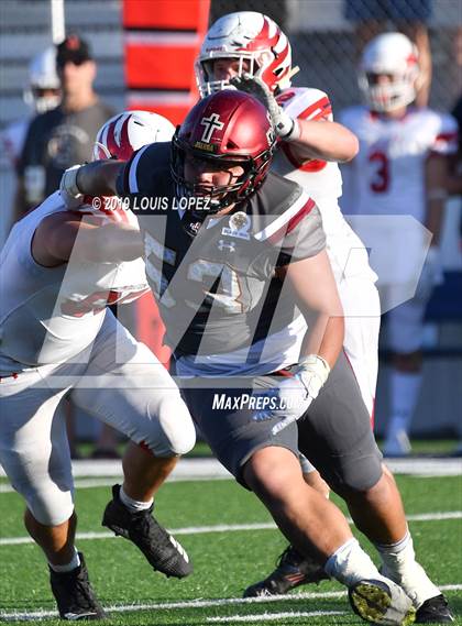 Thumbnail 2 in JSerra Catholic vs. Milton (Trinity League vs. USA Showcase) photogallery.