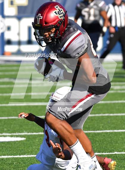 Thumbnail 1 in JSerra Catholic vs. Milton (Trinity League vs. USA Showcase) photogallery.