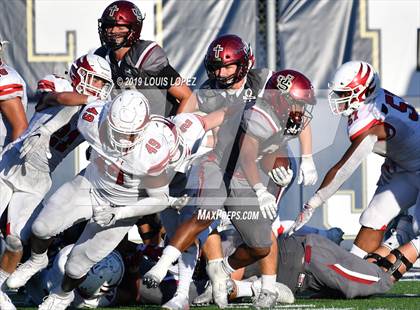 Thumbnail 1 in JSerra Catholic vs. Milton (Trinity League vs. USA Showcase) photogallery.