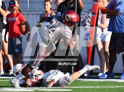 Thumbnail 2 in JSerra Catholic vs. Milton (Trinity League vs. USA Showcase) photogallery.