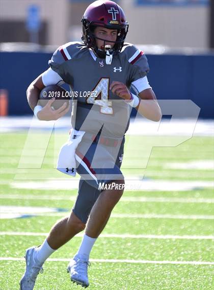 Thumbnail 3 in JSerra Catholic vs. Milton (Trinity League vs. USA Showcase) photogallery.
