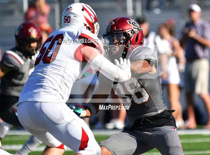 Thumbnail 2 in JSerra Catholic vs. Milton (Trinity League vs. USA Showcase) photogallery.