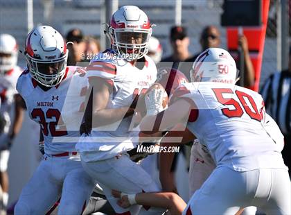 Thumbnail 3 in JSerra Catholic vs. Milton (Trinity League vs. USA Showcase) photogallery.