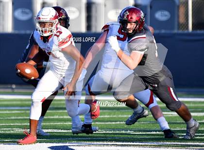 Thumbnail 2 in JSerra Catholic vs. Milton (Trinity League vs. USA Showcase) photogallery.