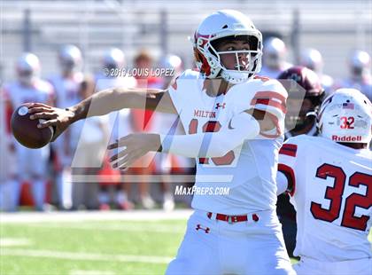 Thumbnail 3 in JSerra Catholic vs. Milton (Trinity League vs. USA Showcase) photogallery.