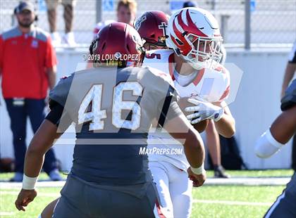 Thumbnail 2 in JSerra Catholic vs. Milton (Trinity League vs. USA Showcase) photogallery.