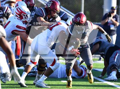 Thumbnail 3 in JSerra Catholic vs. Milton (Trinity League vs. USA Showcase) photogallery.
