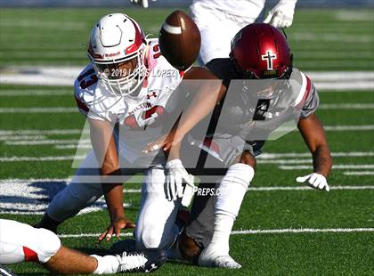 Thumbnail 3 in JSerra Catholic vs. Milton (Trinity League vs. USA Showcase) photogallery.
