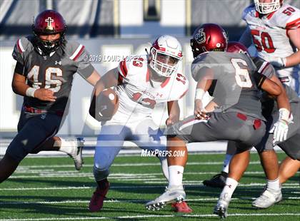 Thumbnail 2 in JSerra Catholic vs. Milton (Trinity League vs. USA Showcase) photogallery.