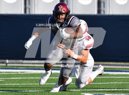Thumbnail 2 in JSerra Catholic vs. Milton (Trinity League vs. USA Showcase) photogallery.