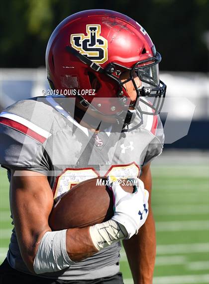 Thumbnail 1 in JSerra Catholic vs. Milton (Trinity League vs. USA Showcase) photogallery.
