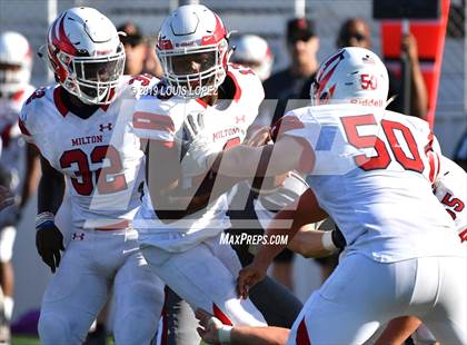 Thumbnail 1 in JSerra Catholic vs. Milton (Trinity League vs. USA Showcase) photogallery.