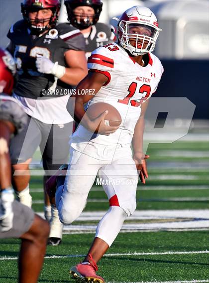 Thumbnail 3 in JSerra Catholic vs. Milton (Trinity League vs. USA Showcase) photogallery.