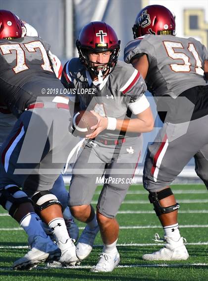 Thumbnail 2 in JSerra Catholic vs. Milton (Trinity League vs. USA Showcase) photogallery.