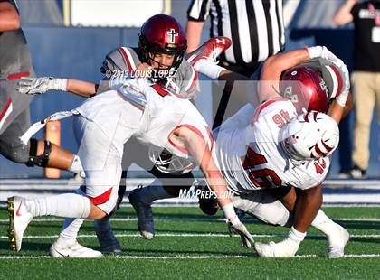 Thumbnail 2 in JSerra Catholic vs. Milton (Trinity League vs. USA Showcase) photogallery.