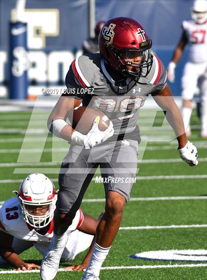 Thumbnail 2 in JSerra Catholic vs. Milton (Trinity League vs. USA Showcase) photogallery.