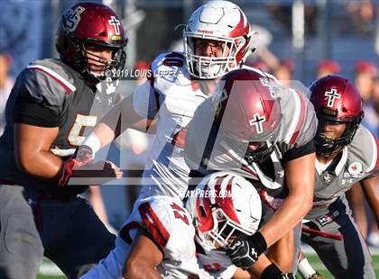 Thumbnail 2 in JSerra Catholic vs. Milton (Trinity League vs. USA Showcase) photogallery.