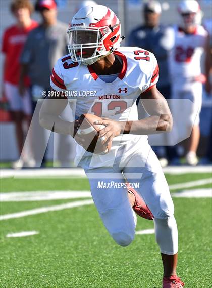 Thumbnail 3 in JSerra Catholic vs. Milton (Trinity League vs. USA Showcase) photogallery.