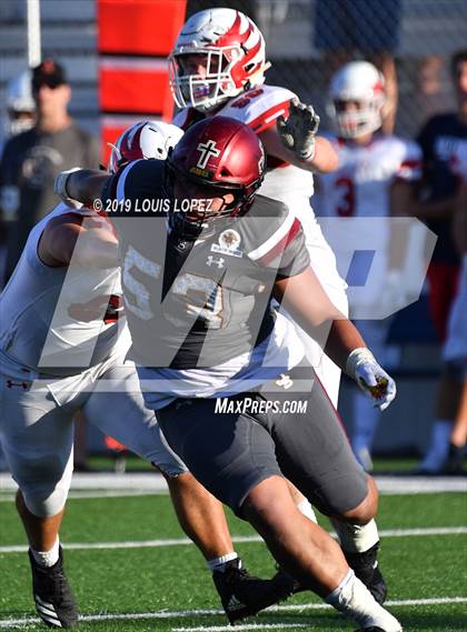 Thumbnail 3 in JSerra Catholic vs. Milton (Trinity League vs. USA Showcase) photogallery.