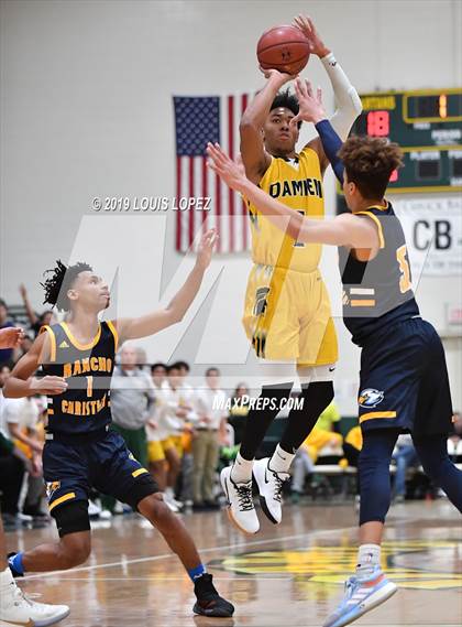 Thumbnail 2 in Rancho Christian vs. Damien (The Classic at Damien) photogallery.