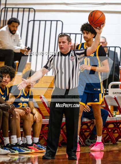 Thumbnail 3 in Friendship Tech Prep Academy vs. Highland (Capital Hoops Mayhem on Military) photogallery.