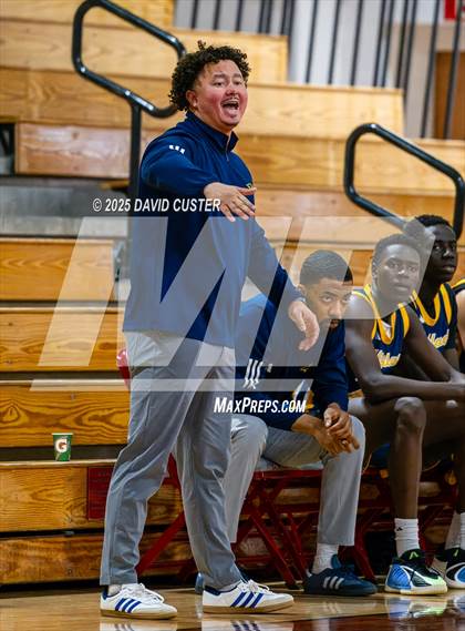 Thumbnail 3 in Friendship Tech Prep Academy vs. Highland (Capital Hoops Mayhem on Military) photogallery.