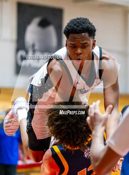 Thumbnail 1 in Friendship Tech Prep Academy vs. Highland (Capital Hoops Mayhem on Military) photogallery.