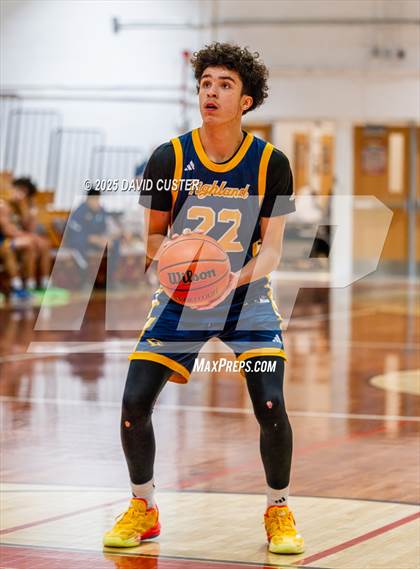 Thumbnail 1 in Friendship Tech Prep Academy vs. Highland (Capital Hoops Mayhem on Military) photogallery.