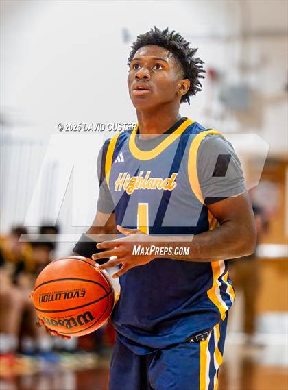 Thumbnail 3 in Friendship Tech Prep Academy vs. Highland (Capital Hoops Mayhem on Military) photogallery.