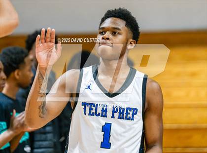 Thumbnail 1 in Friendship Tech Prep Academy vs. Highland (Capital Hoops Mayhem on Military) photogallery.