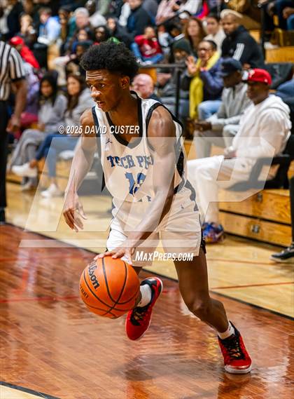 Thumbnail 1 in Friendship Tech Prep Academy vs. Highland (Capital Hoops Mayhem on Military) photogallery.