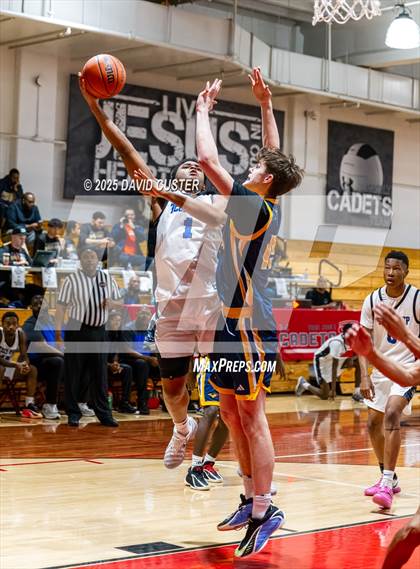 Thumbnail 1 in Friendship Tech Prep Academy vs. Highland (Capital Hoops Mayhem on Military) photogallery.