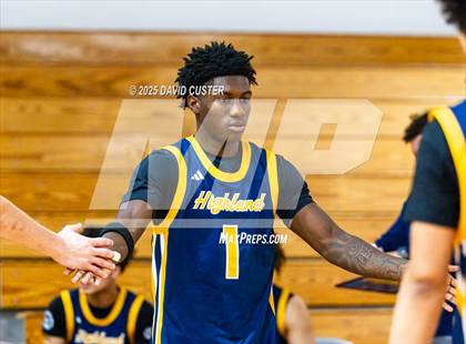 Thumbnail 1 in Friendship Tech Prep Academy vs. Highland (Capital Hoops Mayhem on Military) photogallery.