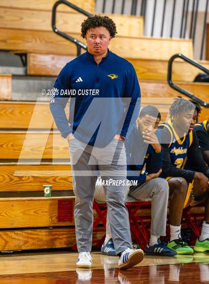 Thumbnail 3 in Friendship Tech Prep Academy vs. Highland (Capital Hoops Mayhem on Military) photogallery.