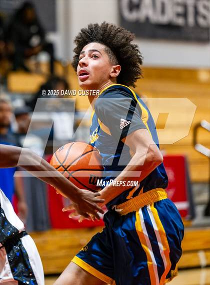 Thumbnail 3 in Friendship Tech Prep Academy vs. Highland (Capital Hoops Mayhem on Military) photogallery.