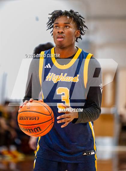 Thumbnail 3 in Friendship Tech Prep Academy vs. Highland (Capital Hoops Mayhem on Military) photogallery.