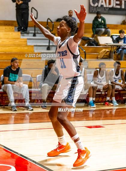 Thumbnail 1 in Friendship Tech Prep Academy vs. Highland (Capital Hoops Mayhem on Military) photogallery.