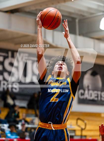 Thumbnail 1 in Friendship Tech Prep Academy vs. Highland (Capital Hoops Mayhem on Military) photogallery.